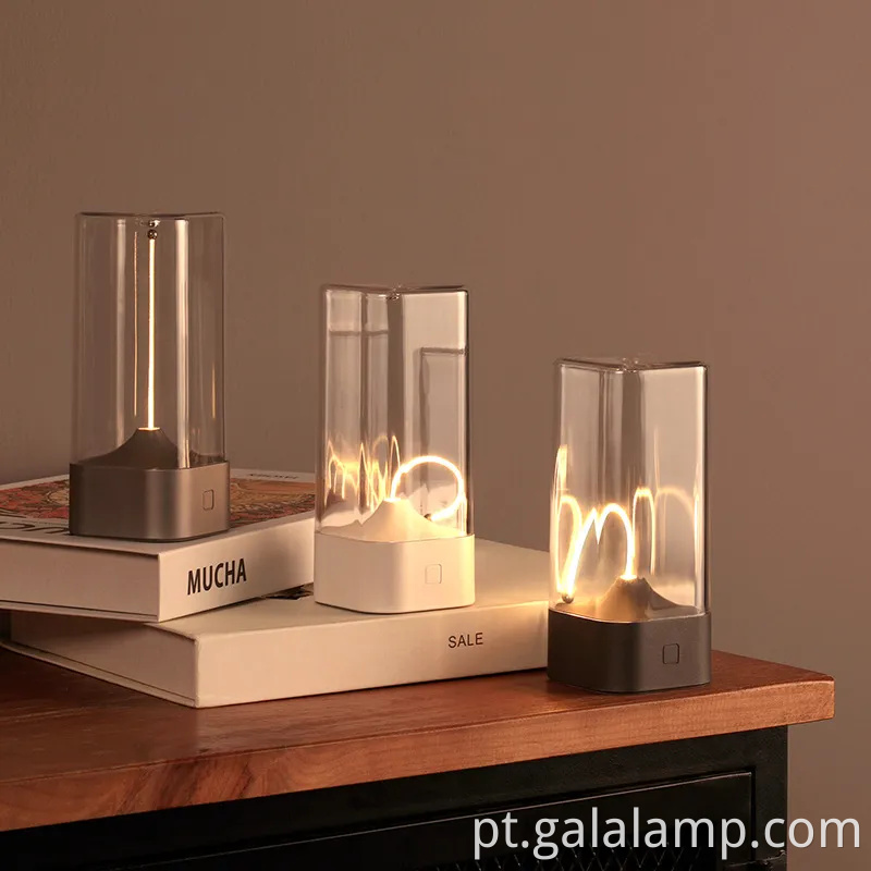 Touch Recarregável Mini Lâmpada de mesa com luz noturna magnética